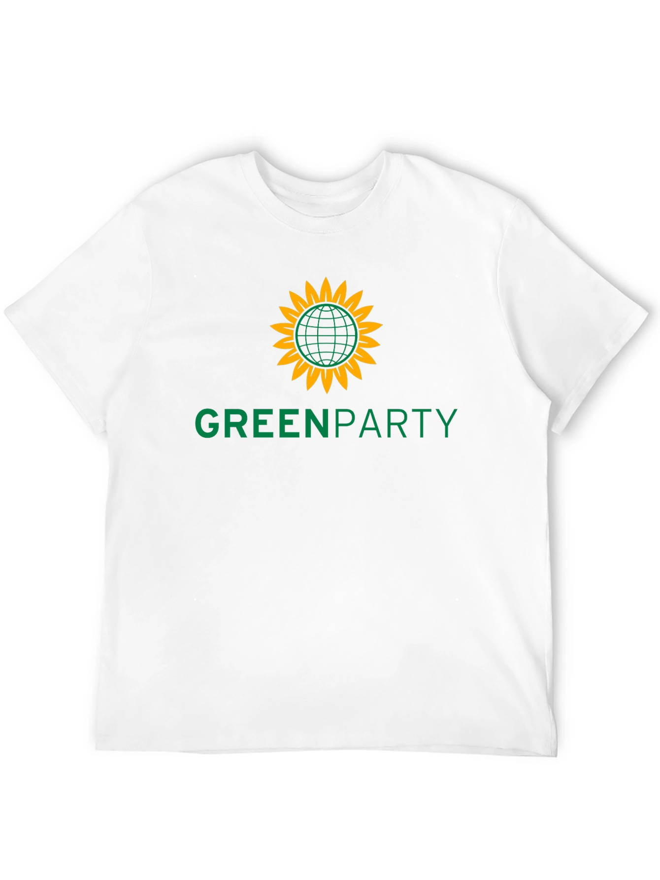 Green Party Graphic T-Shirt - Organic Cotton Blend