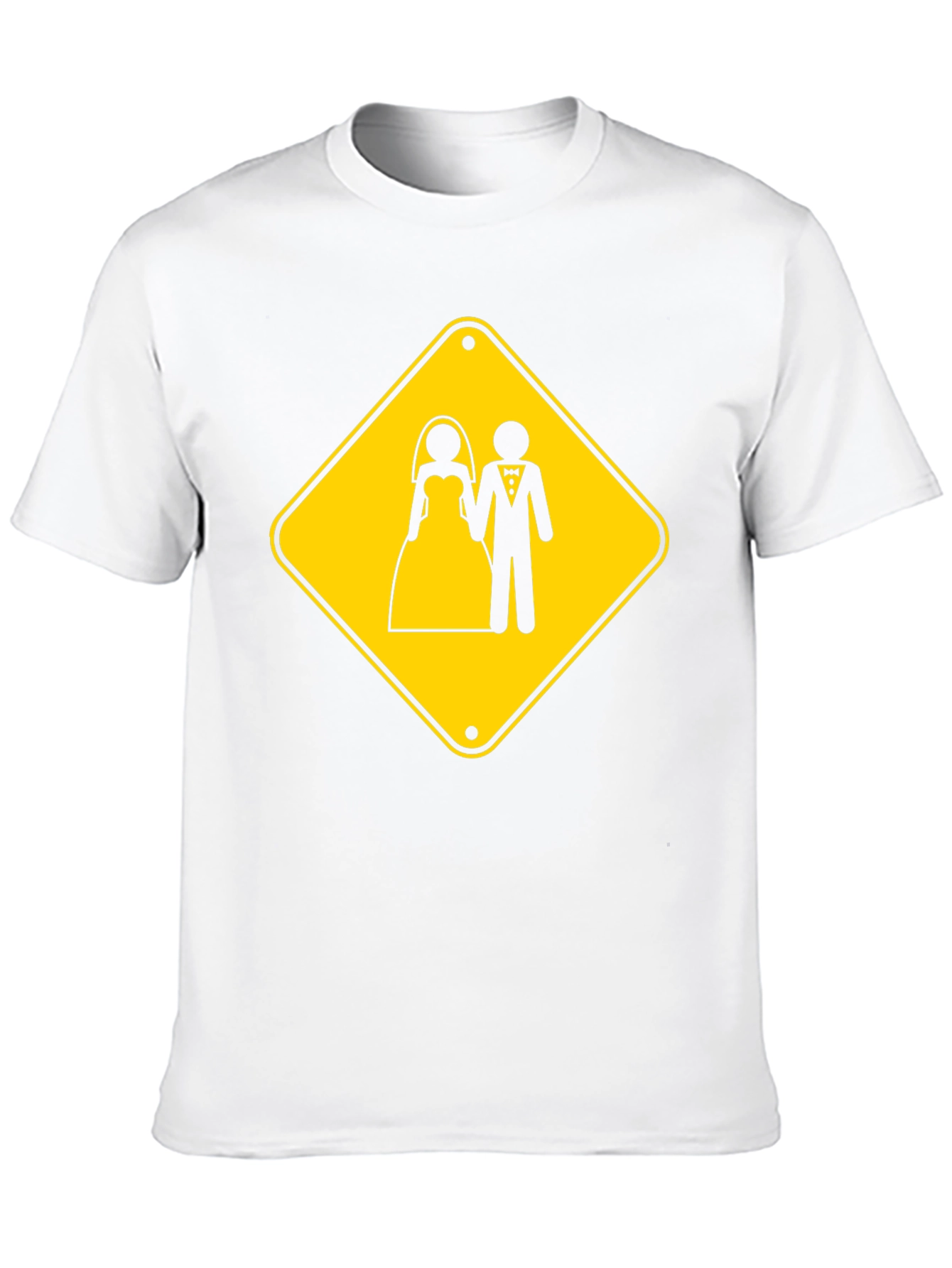 Wedding Ahead Black Graphic T-Shirt