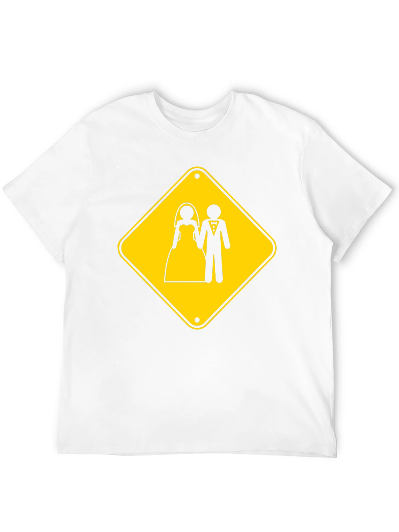 Wedding Ahead Black Graphic T-Shirt