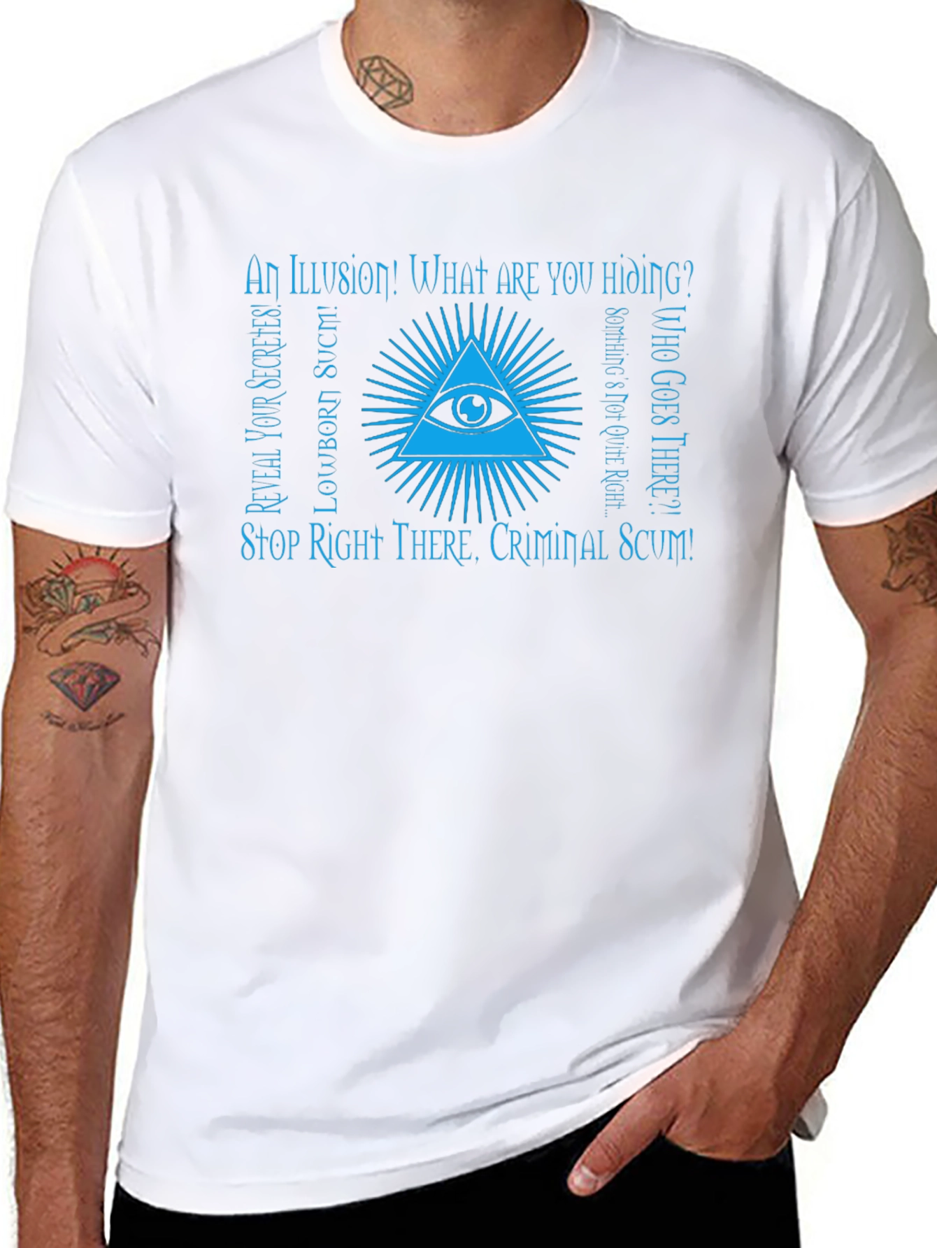 Illuminati All-Seeing Eye Graphic T-Shirt