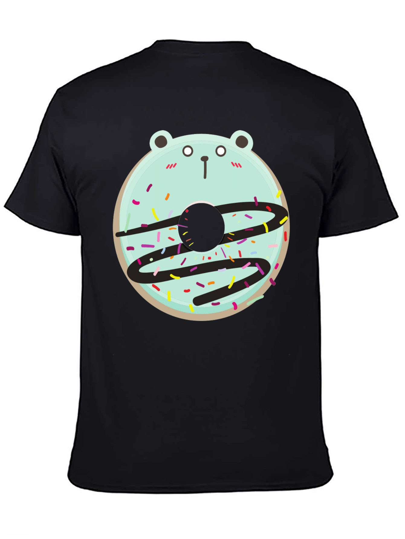 Bear Donut Graphic Tee - Cute and Fun Design!