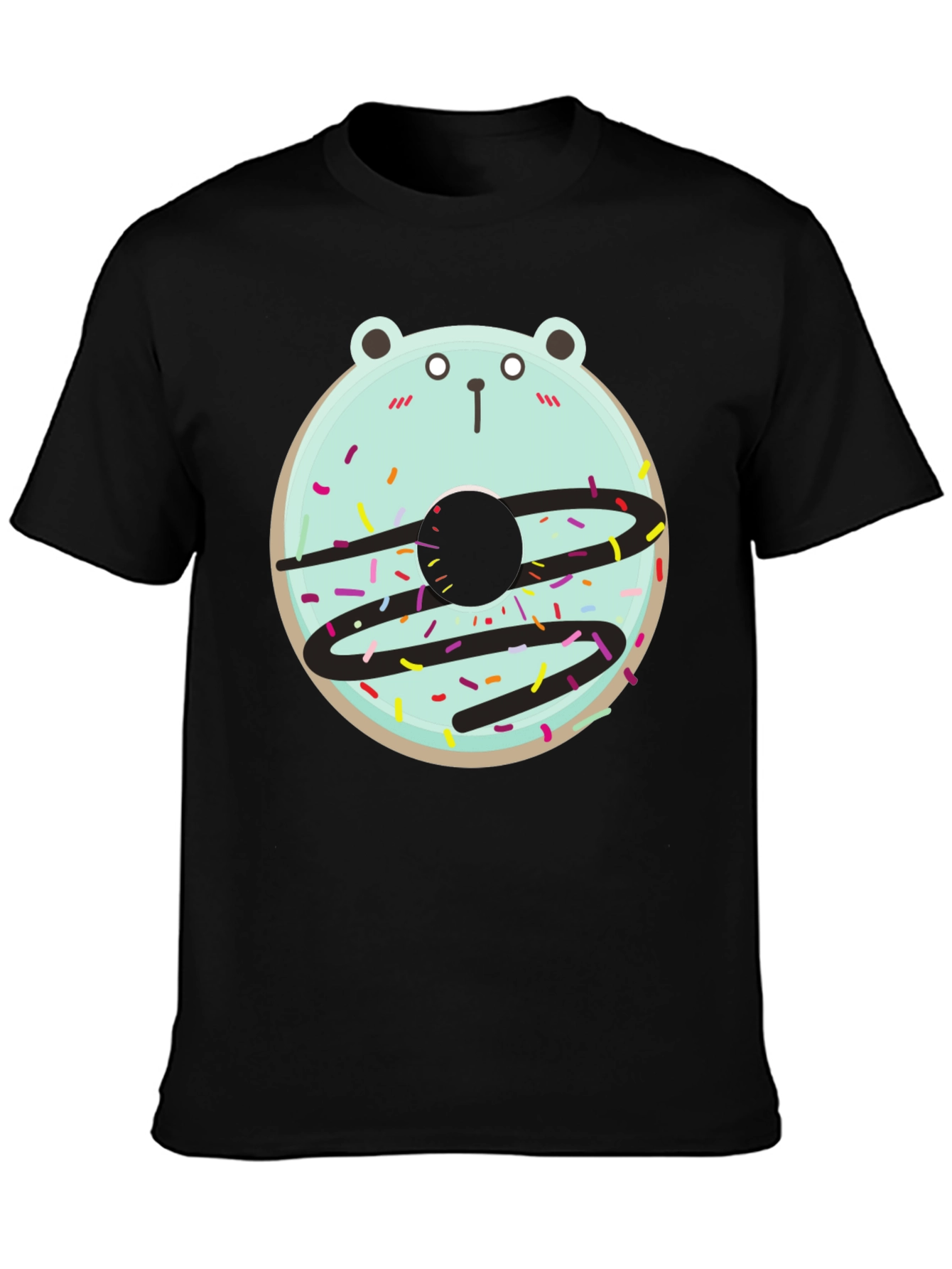 Bear Donut Graphic Tee - Cute and Fun Design!
