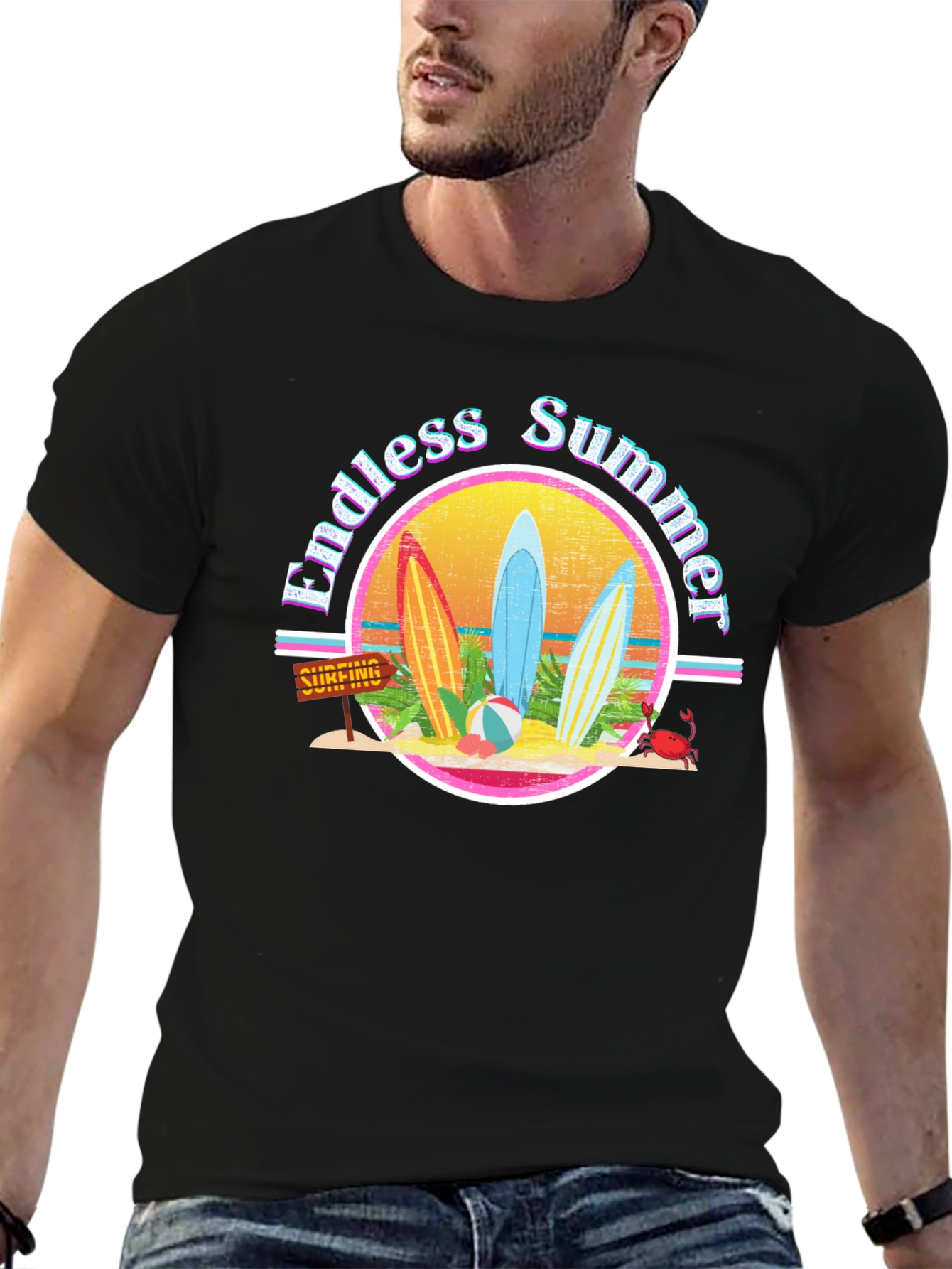Endless Summer Surfboard T-Shirt
