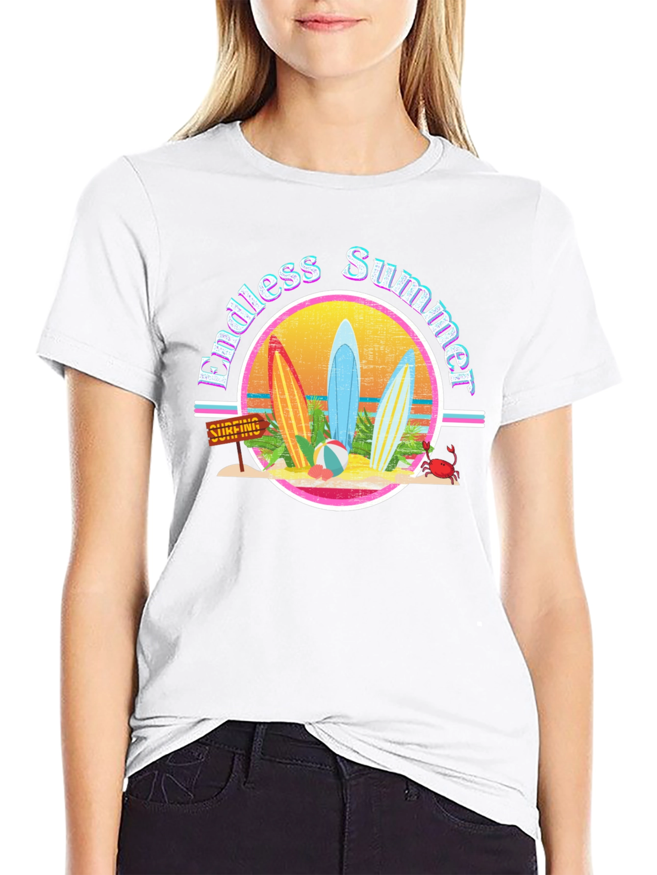 Endless Summer Surfboard T-Shirt
