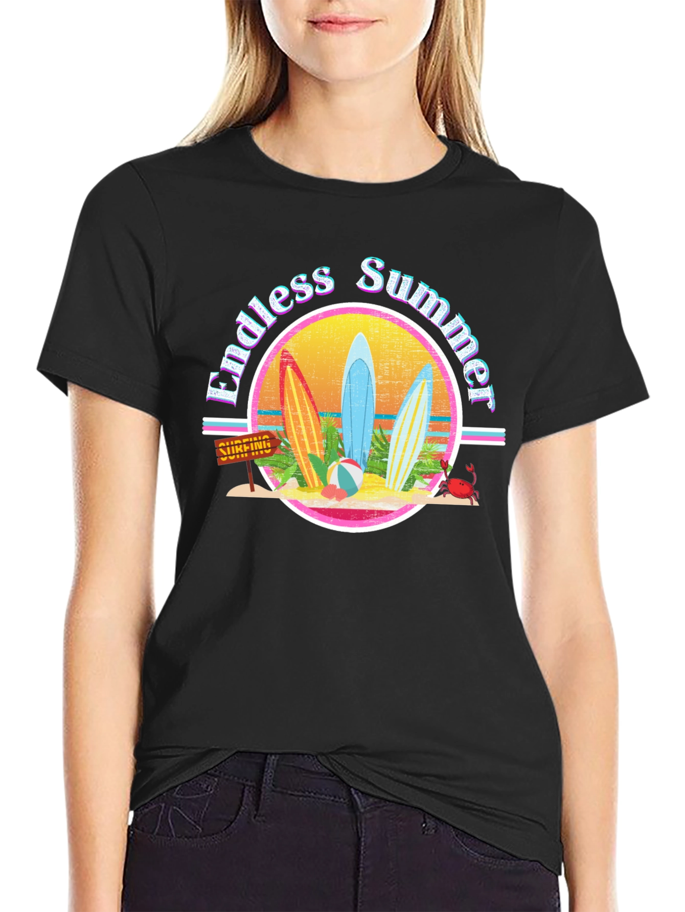 Endless Summer Surfboard T-Shirt