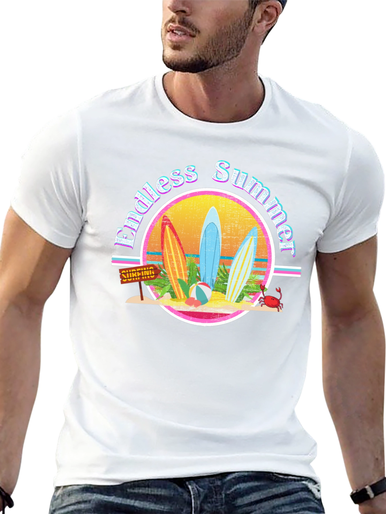 Endless Summer Surfboard T-Shirt