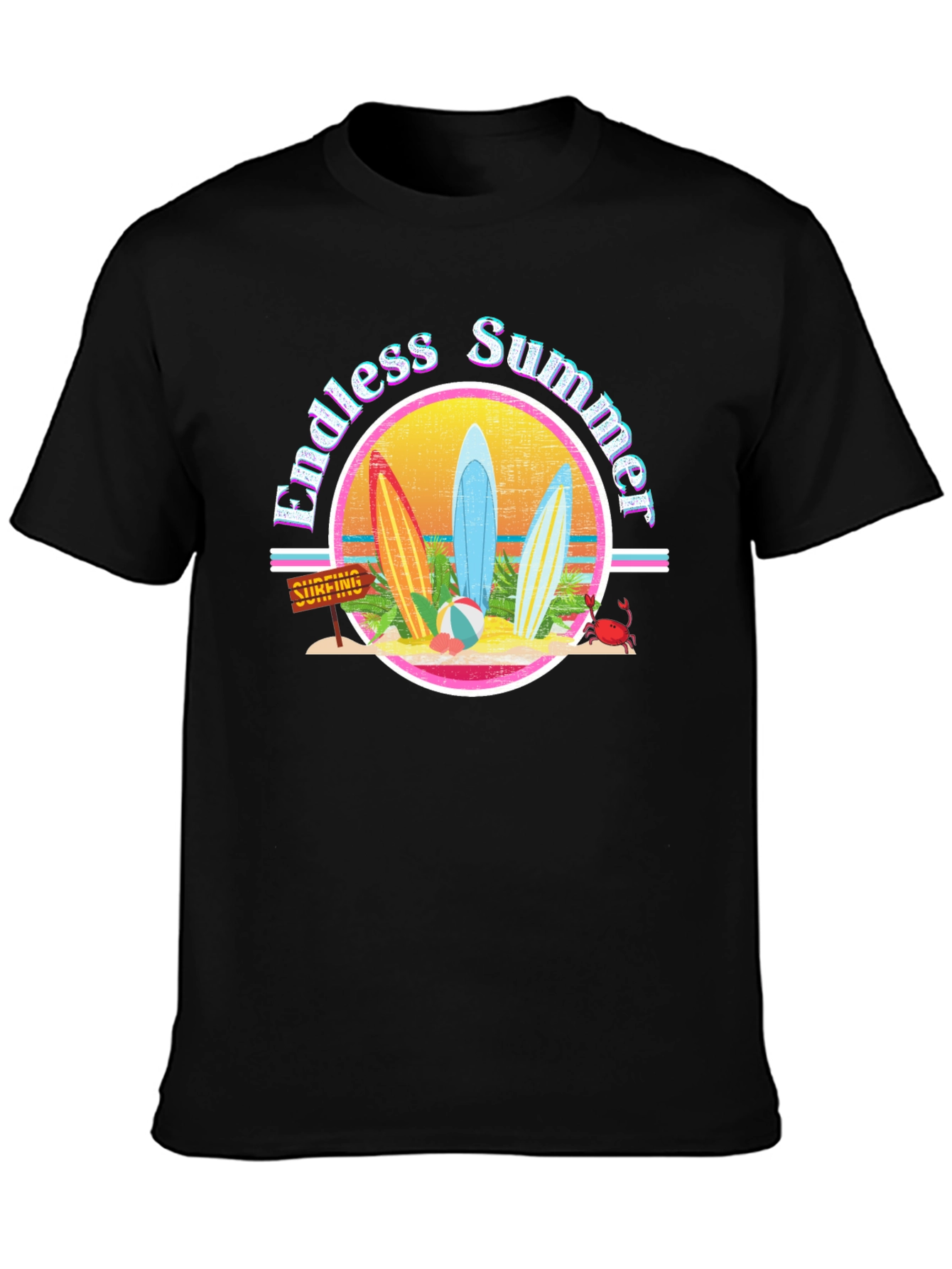 Endless Summer Surfboard T-Shirt