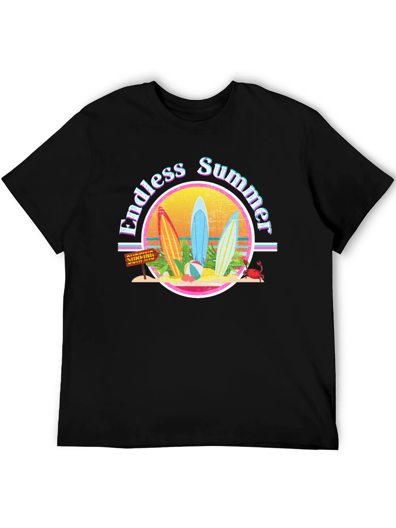 Endless Summer Surfboard T-Shirt