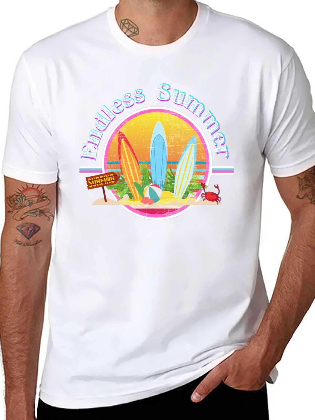 Endless Summer Surfboard T-Shirt