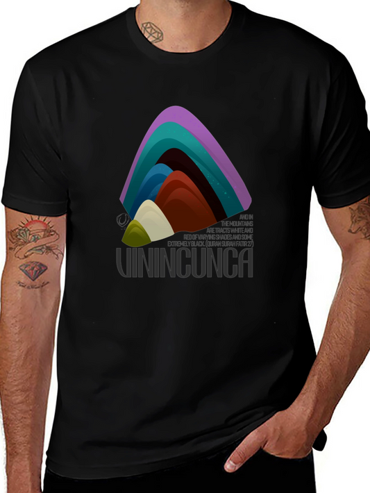 Rainbow Mountain Graphic Tee - Vinincunca Shirt