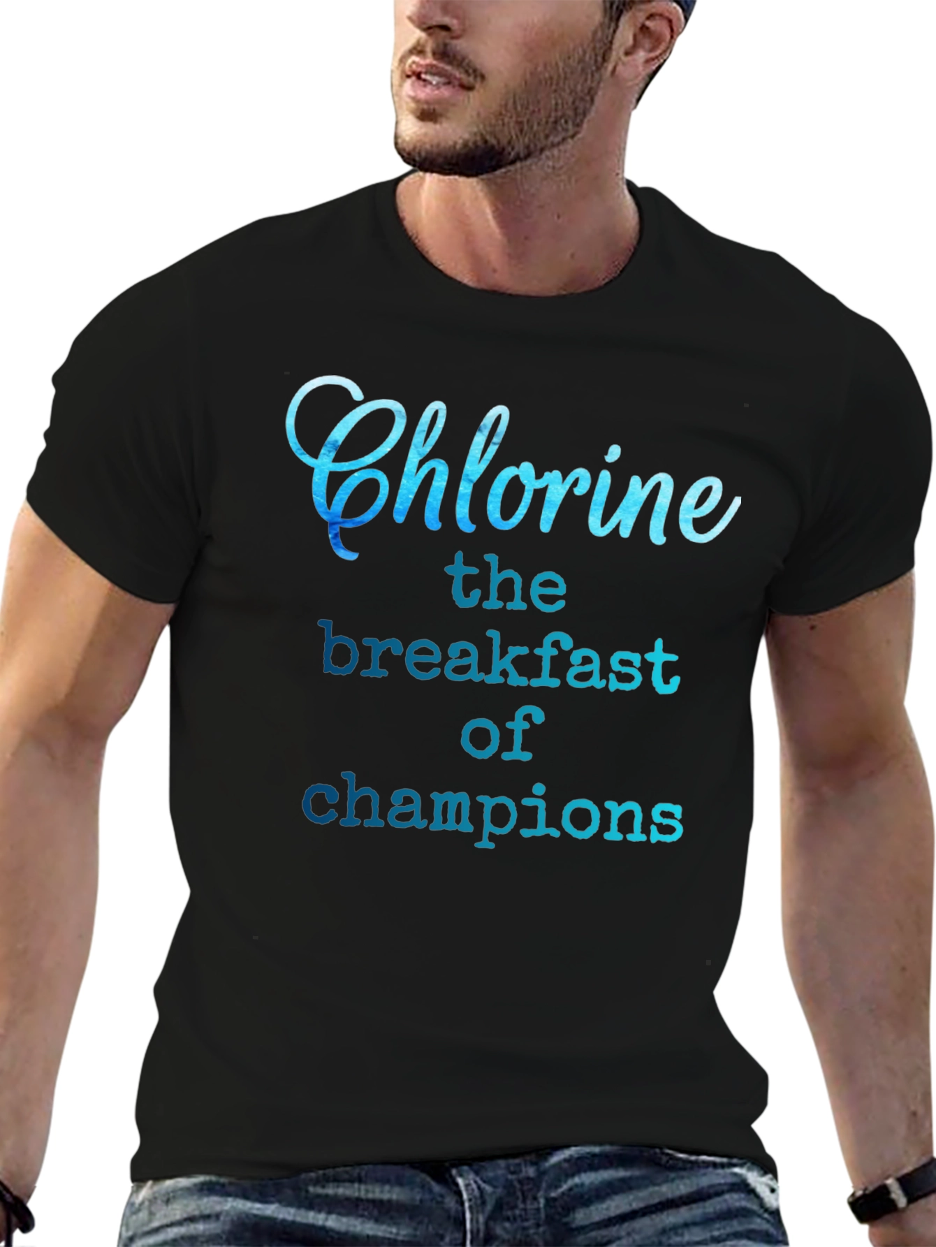 Chlorine Breakfast of Champions Graphic T-Shirt