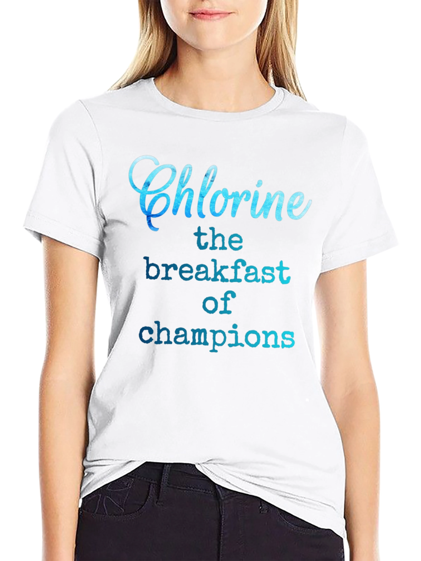 Chlorine Breakfast of Champions Graphic T-Shirt