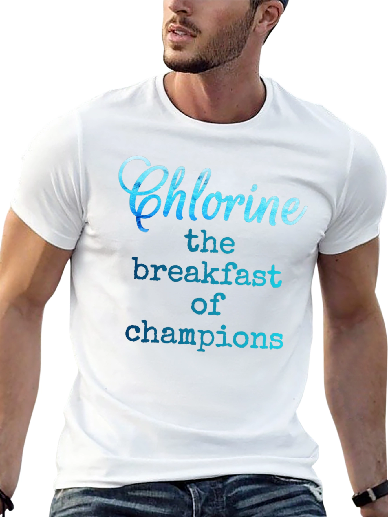 Chlorine Breakfast of Champions Graphic T-Shirt