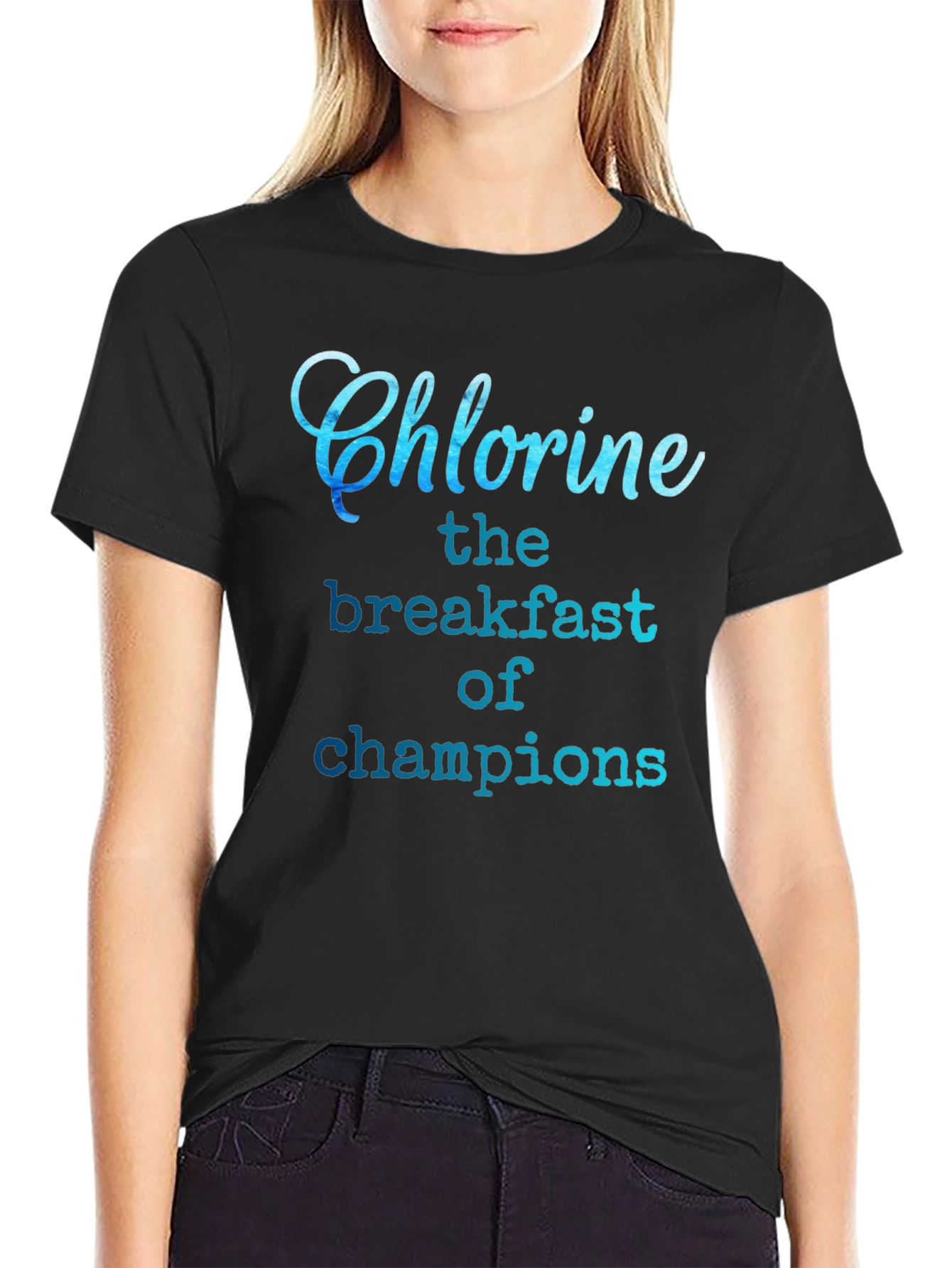 Chlorine Breakfast of Champions Graphic T-Shirt