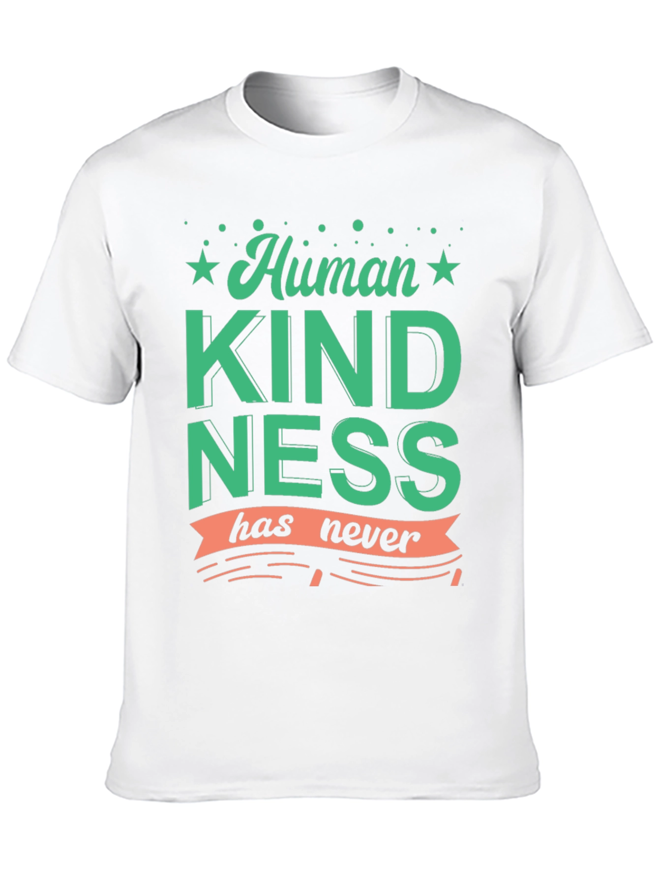 Human Kindness Graphic T-Shirt - Black