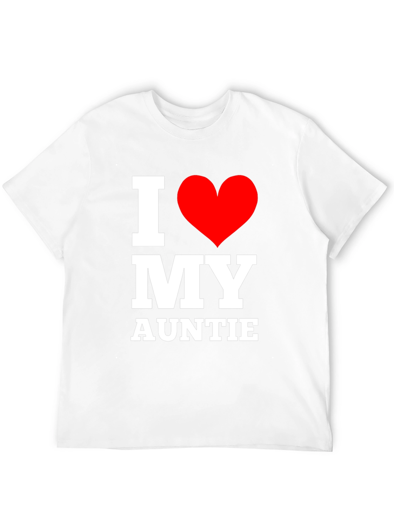 I Love My Auntie T-Shirt - Black