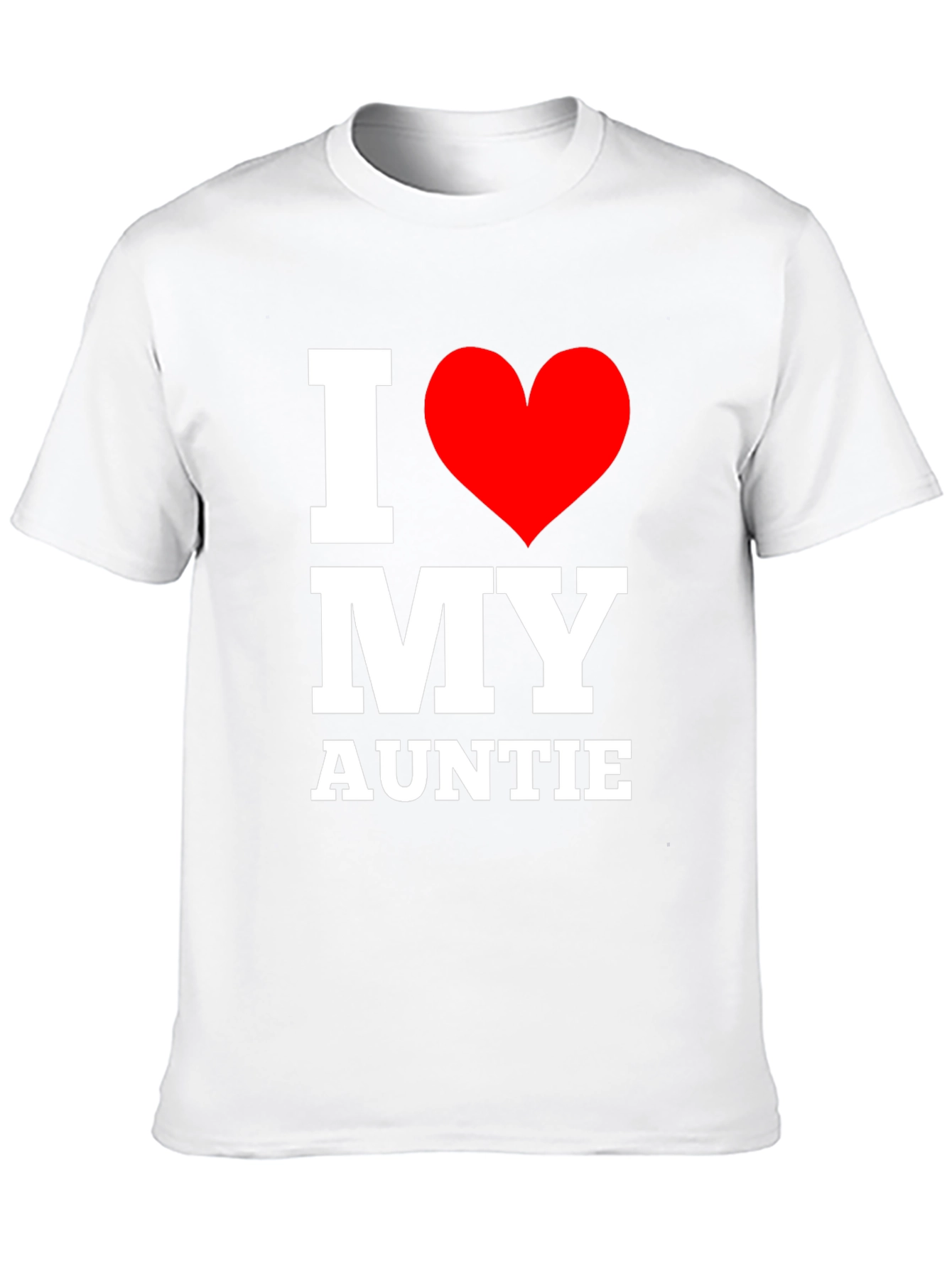 I Love My Auntie T-Shirt - Black
