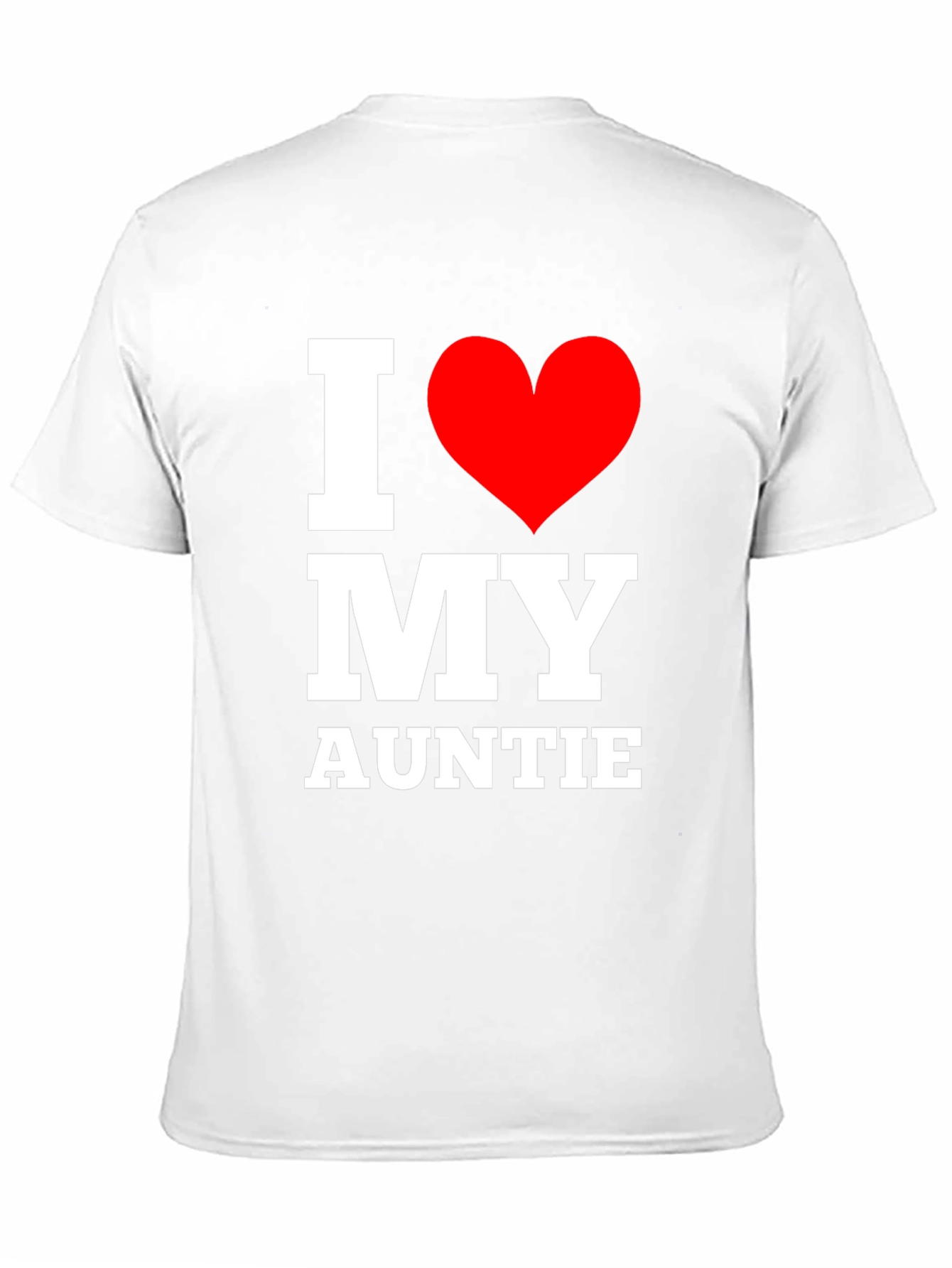 I Love My Auntie T-Shirt - Black