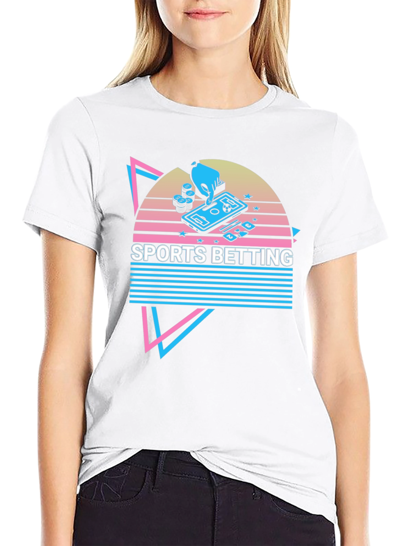 Sports Betting Graphic T-Shirt - Black Tee