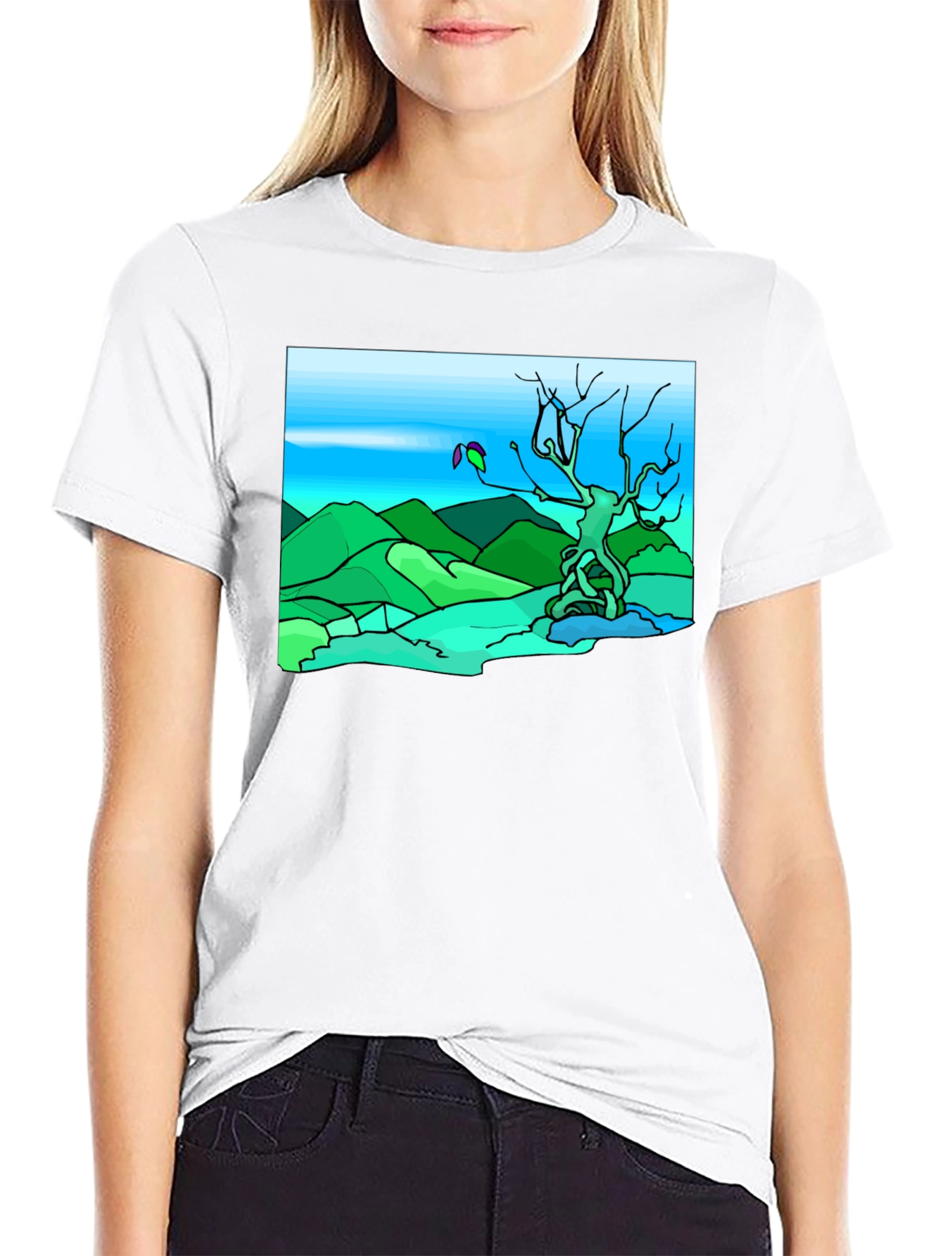 Abstract Landscape T-Shirt