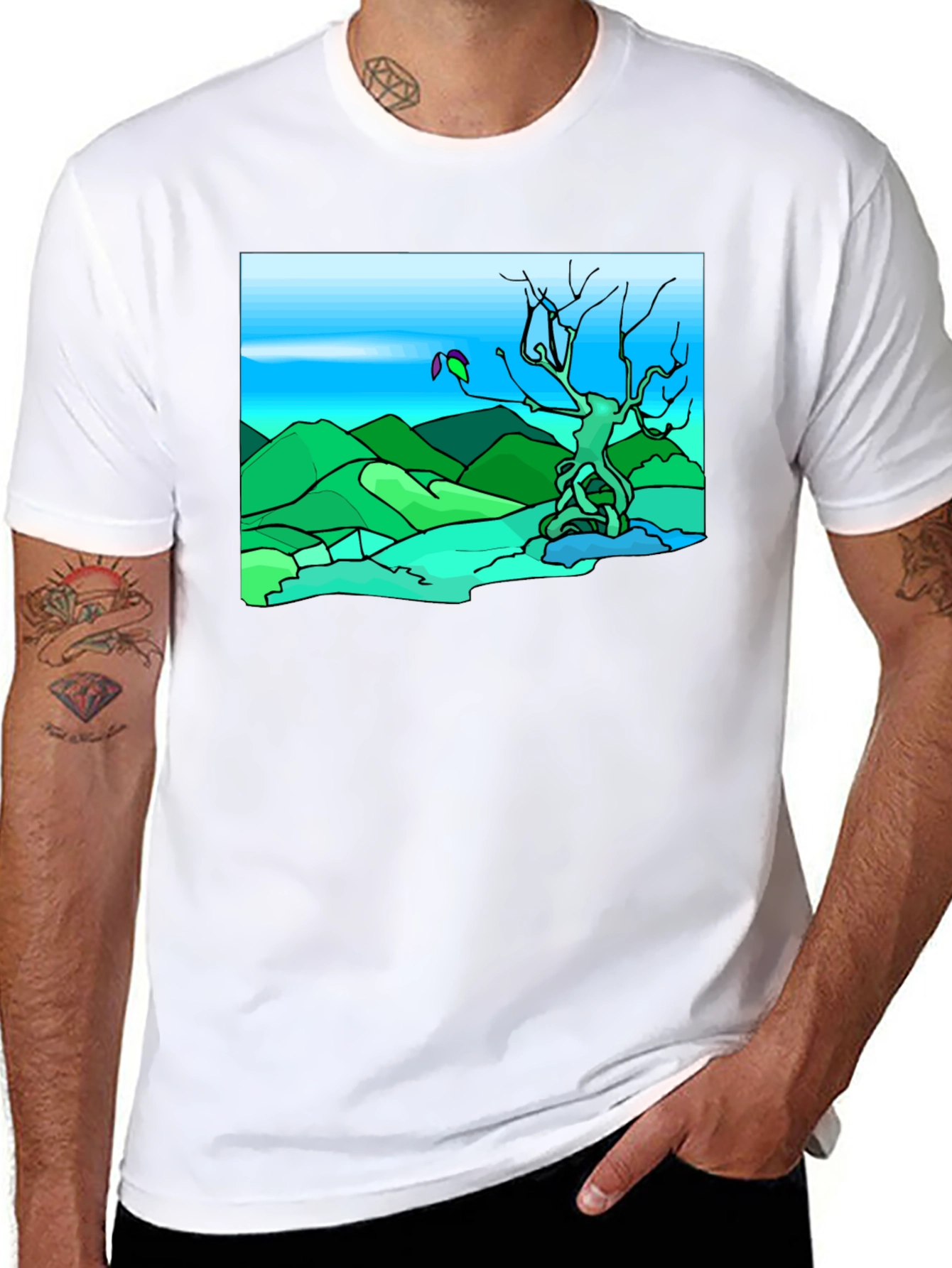 Abstract Landscape T-Shirt