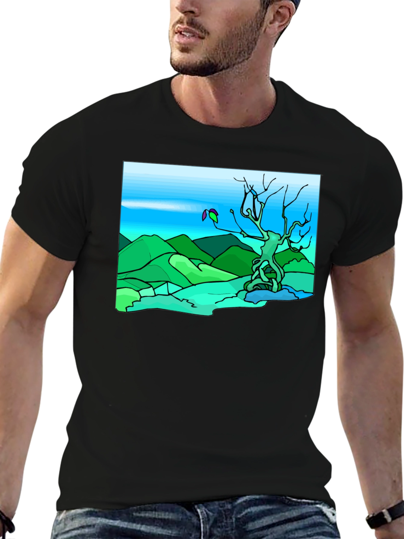 Abstract Landscape T-Shirt