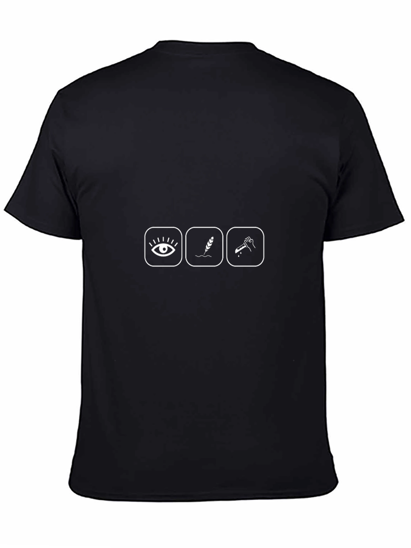 Eye Wheat Hand Black Tee