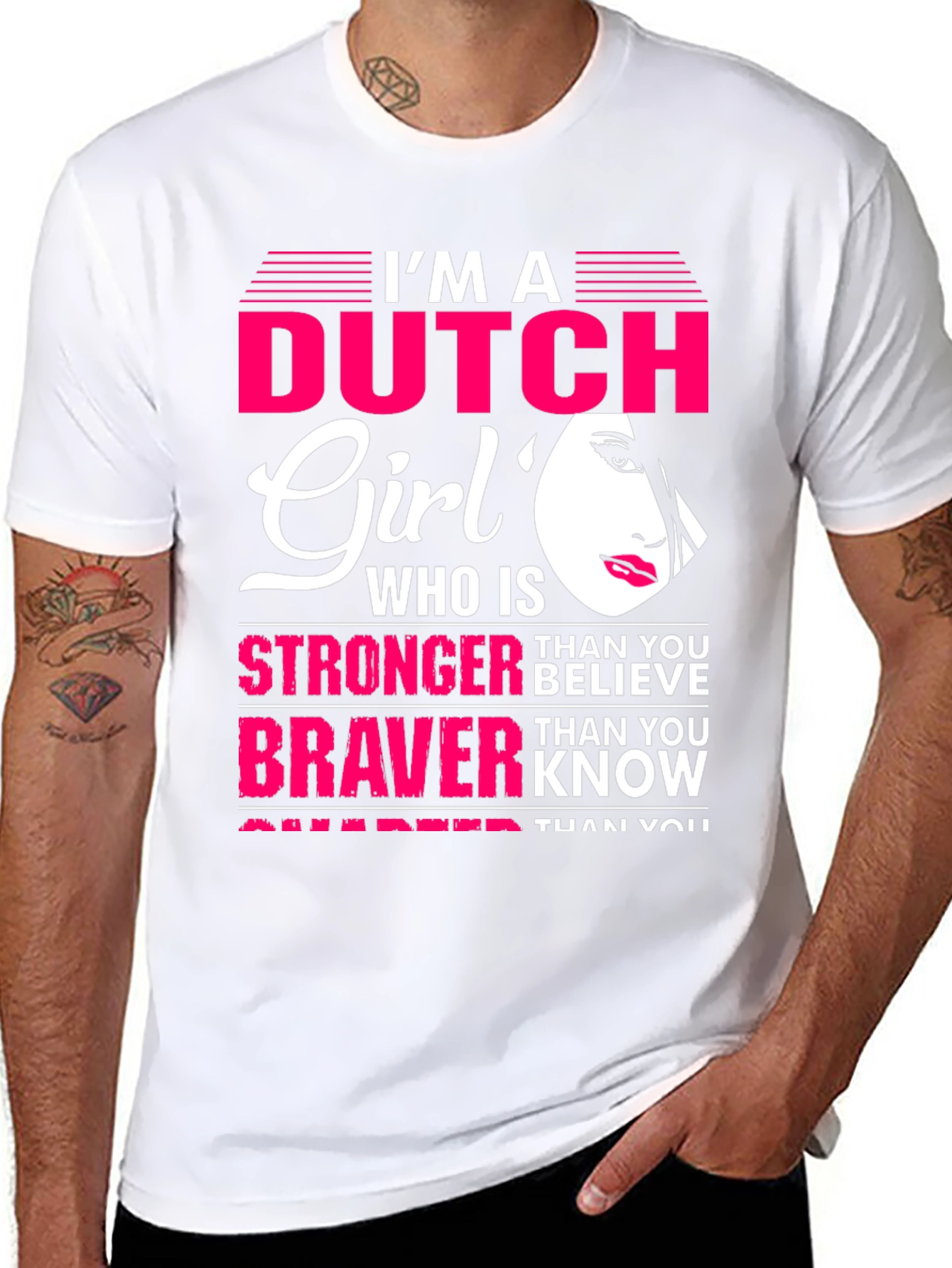 Dutch Girl Stronger Braver Smarter T-Shirt