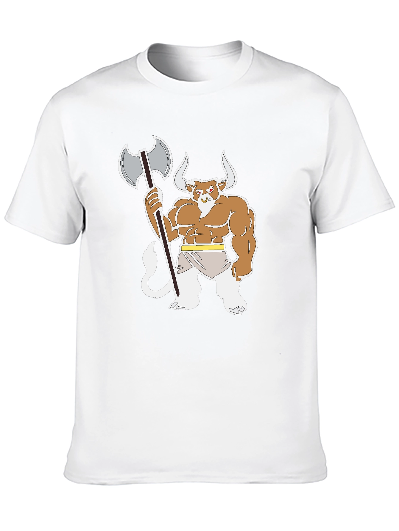 Minotaur Warrior Black T-Shirt