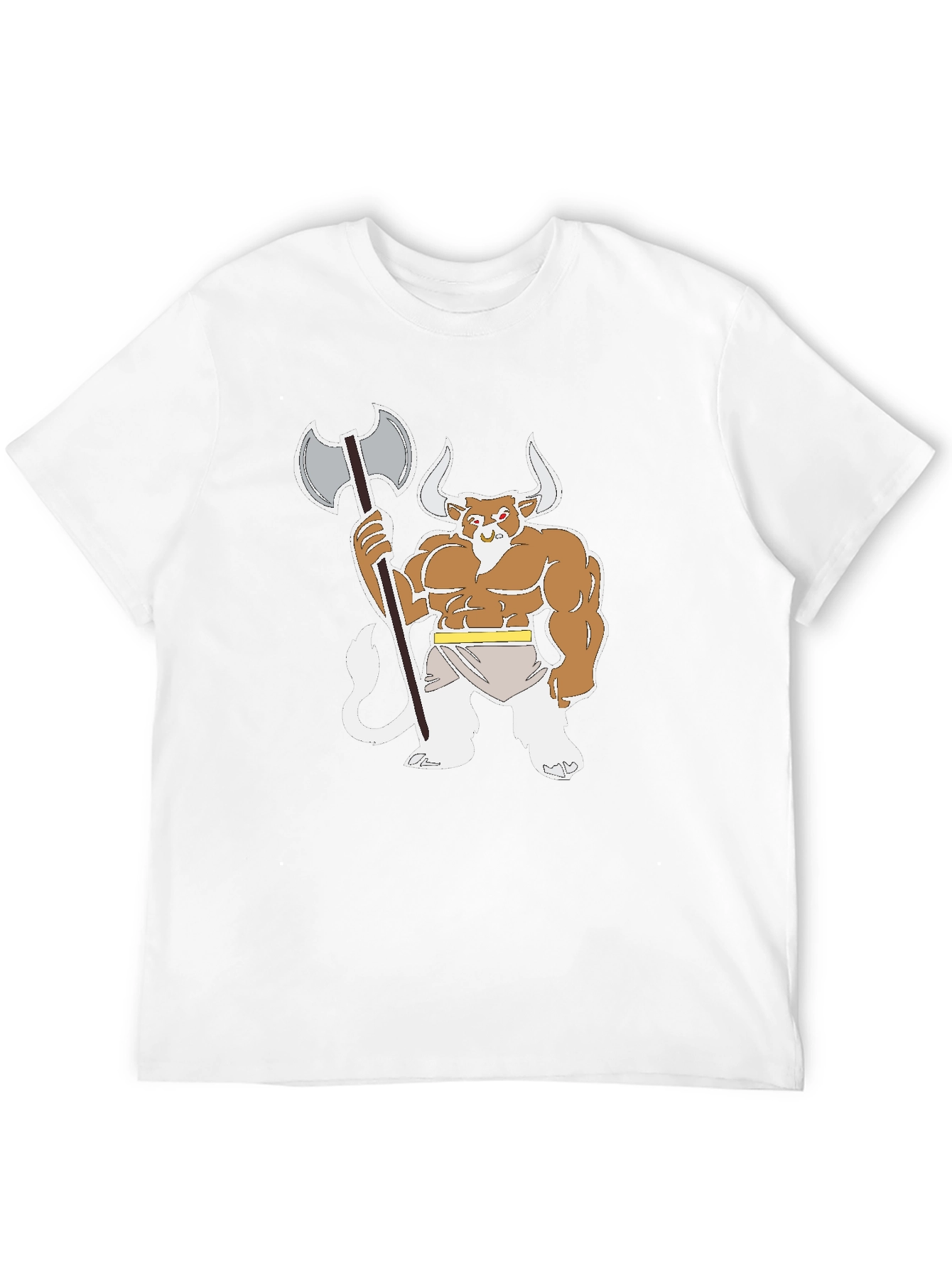Minotaur Warrior Black T-Shirt