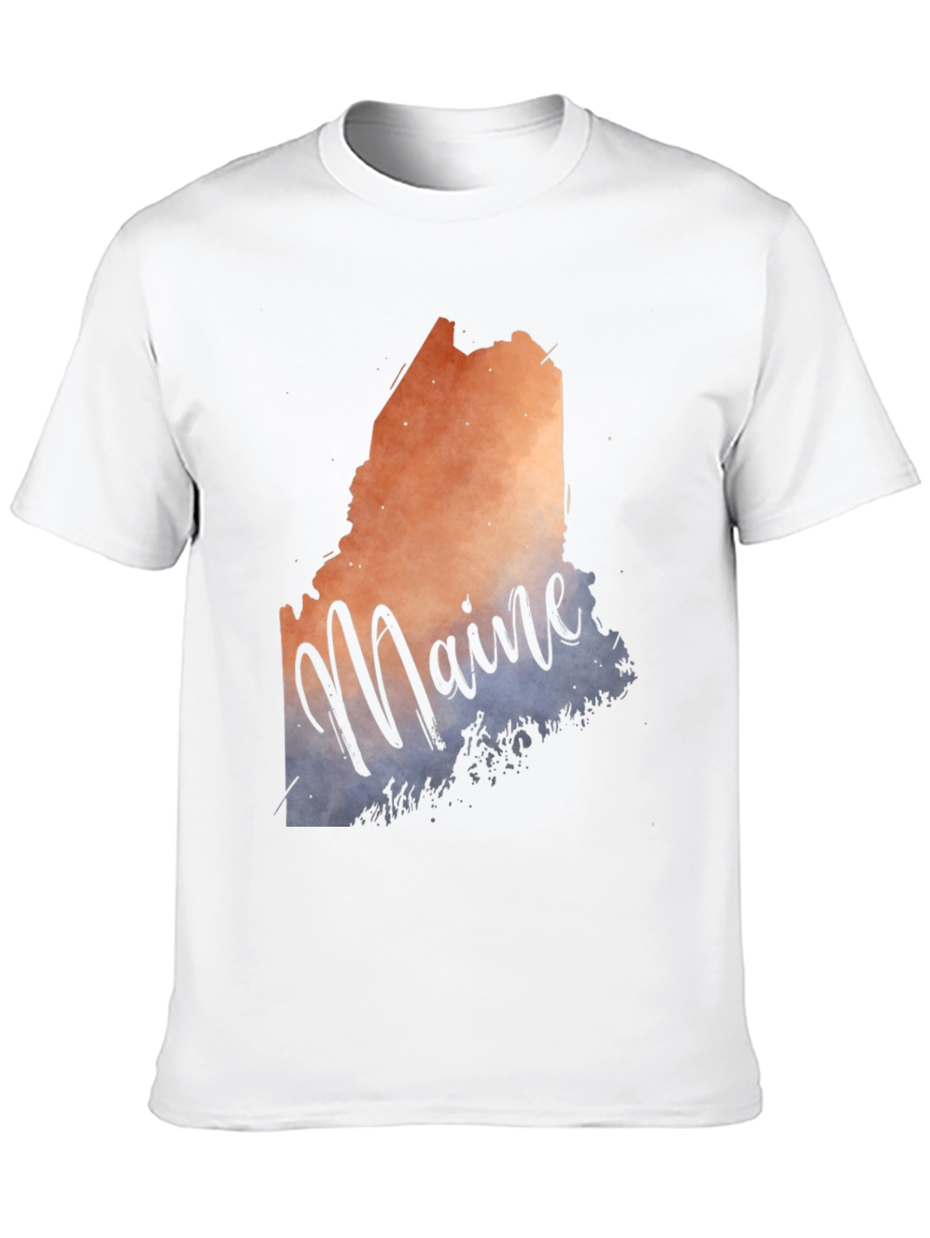 Maine State Graphic T-Shirt - Stylish Crew Neck Tee