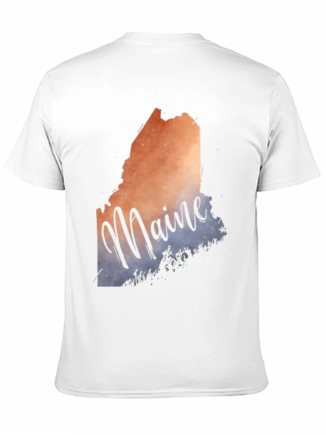 Maine State Graphic T-Shirt - Stylish Crew Neck Tee