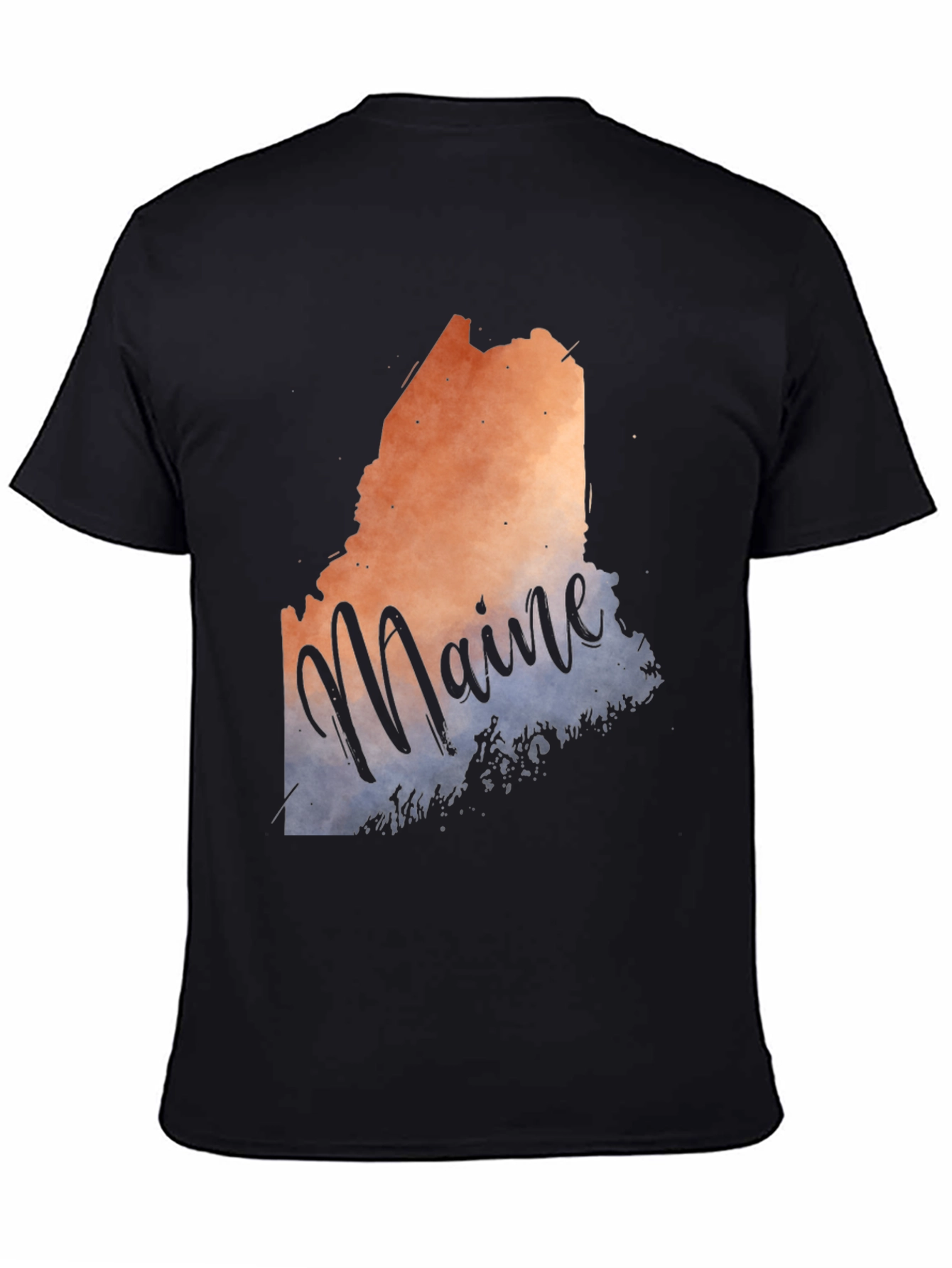 Maine State Graphic T-Shirt - Stylish Crew Neck Tee