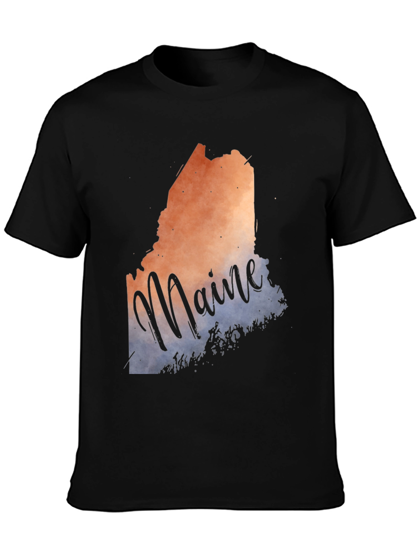 Maine State Graphic T-Shirt - Stylish Crew Neck Tee