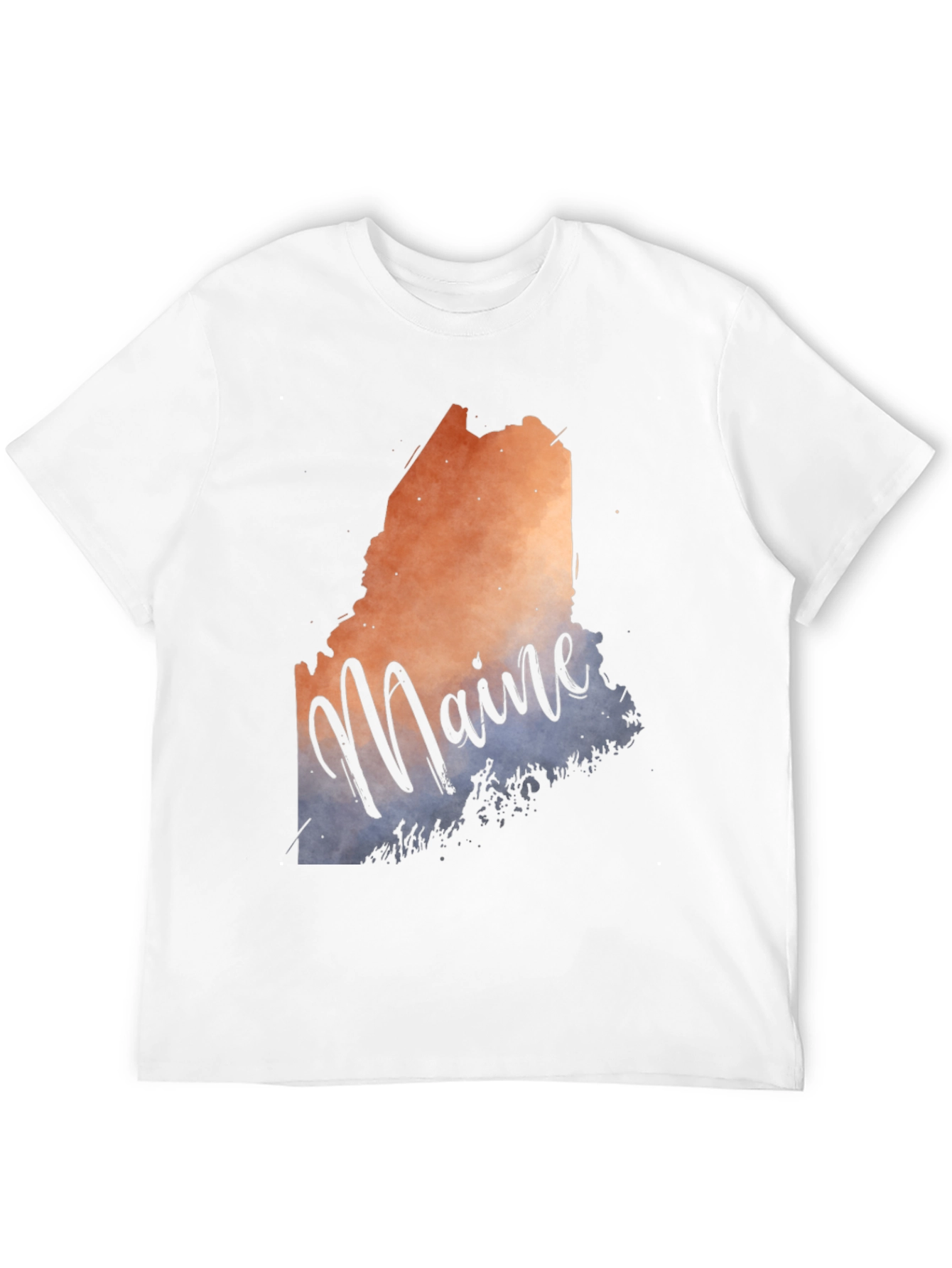 Maine State Graphic T-Shirt - Stylish Crew Neck Tee