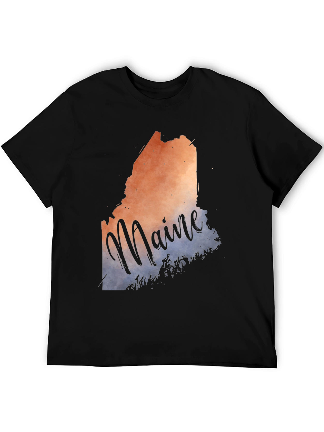 Maine State Graphic T-Shirt - Stylish Crew Neck Tee