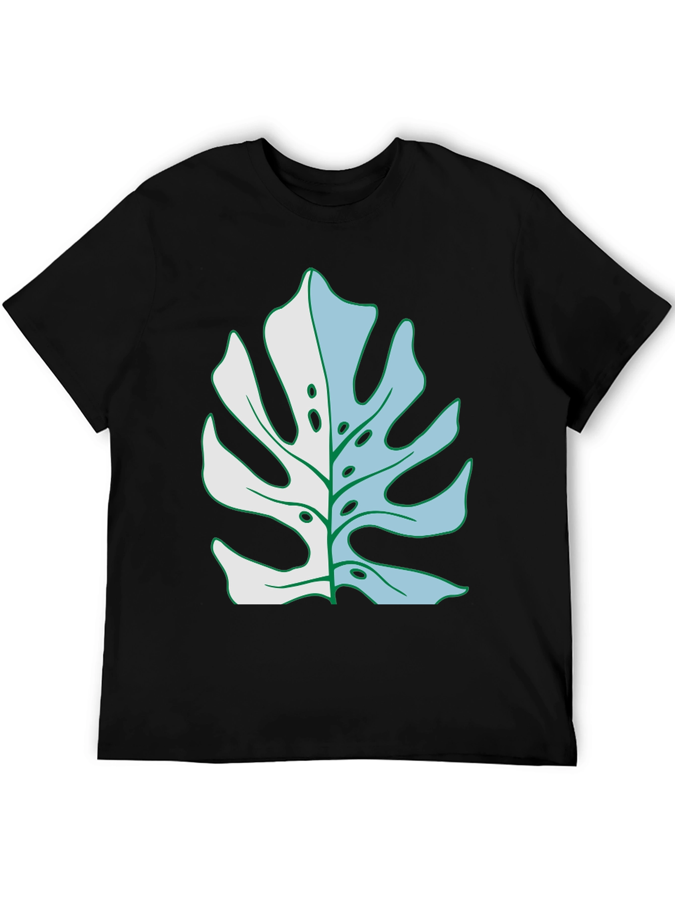 Monstera Leaf Graphic T-Shirt - Tropical Plant Tee