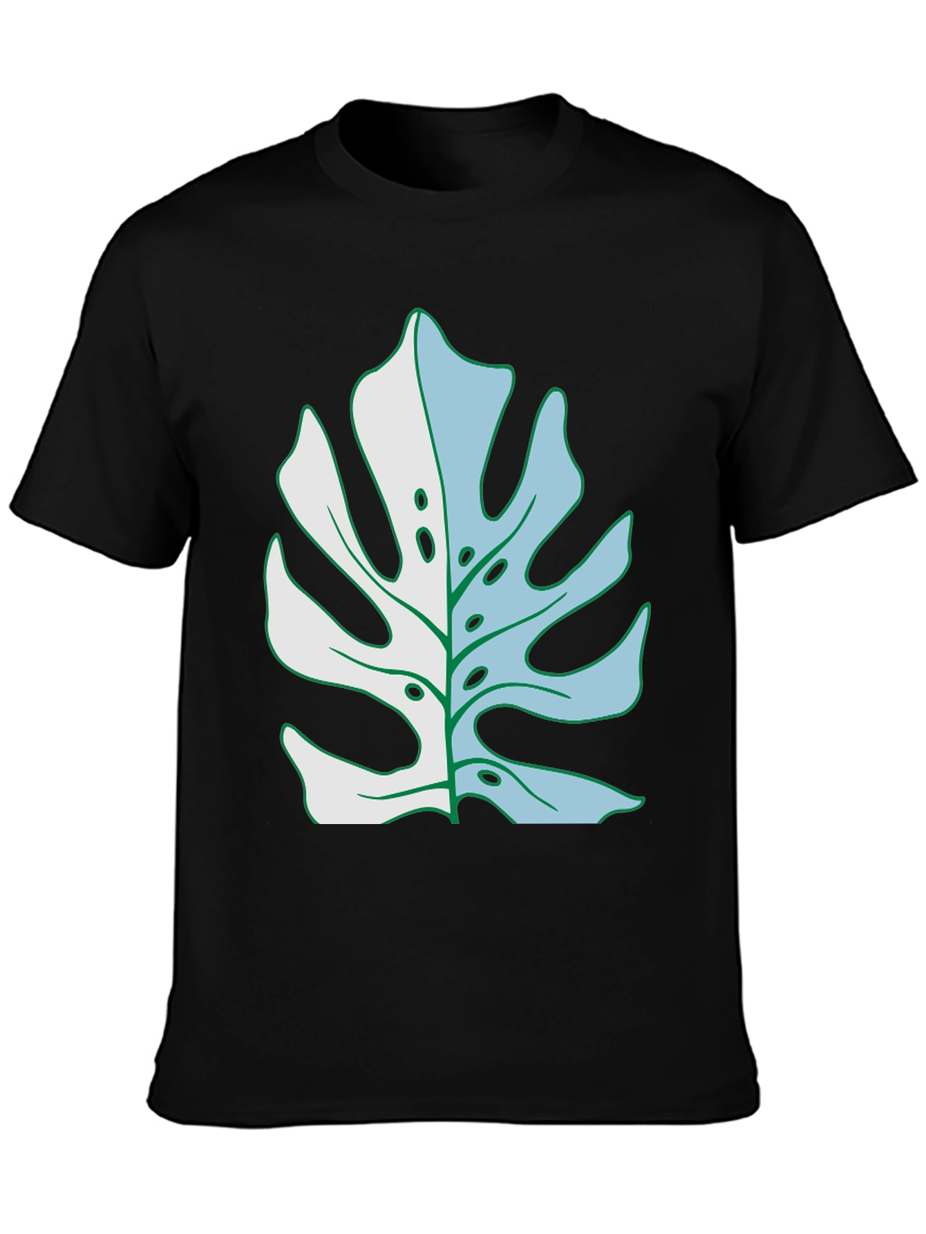 Monstera Leaf Graphic T-Shirt - Tropical Plant Tee