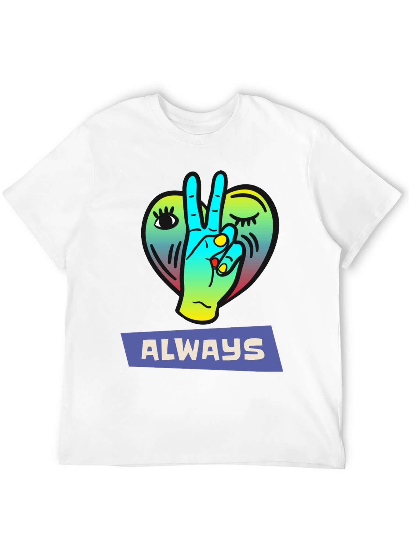 Always Peace Graphic Tee - Trendy Comfort