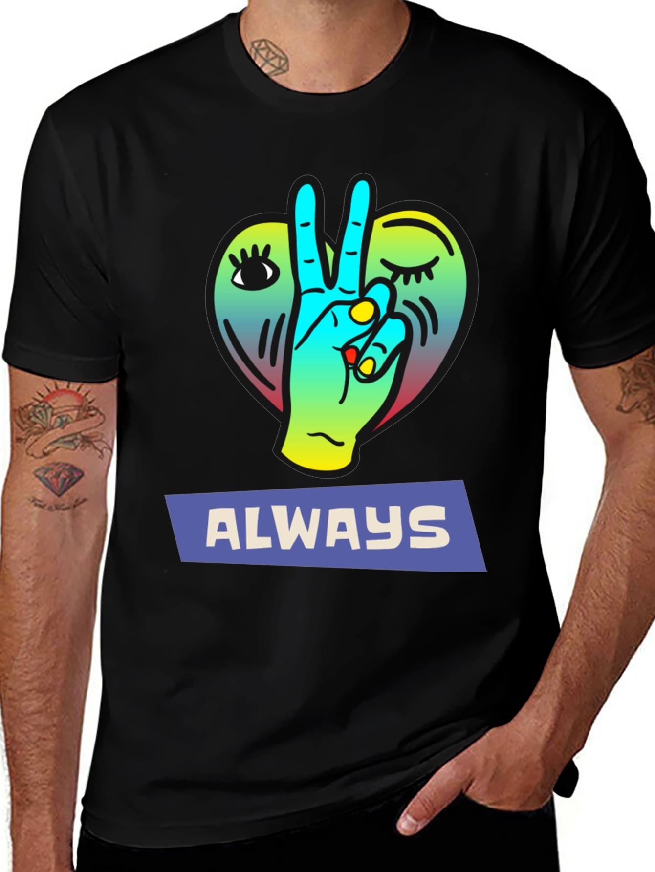 Always Peace Graphic Tee - Trendy Comfort