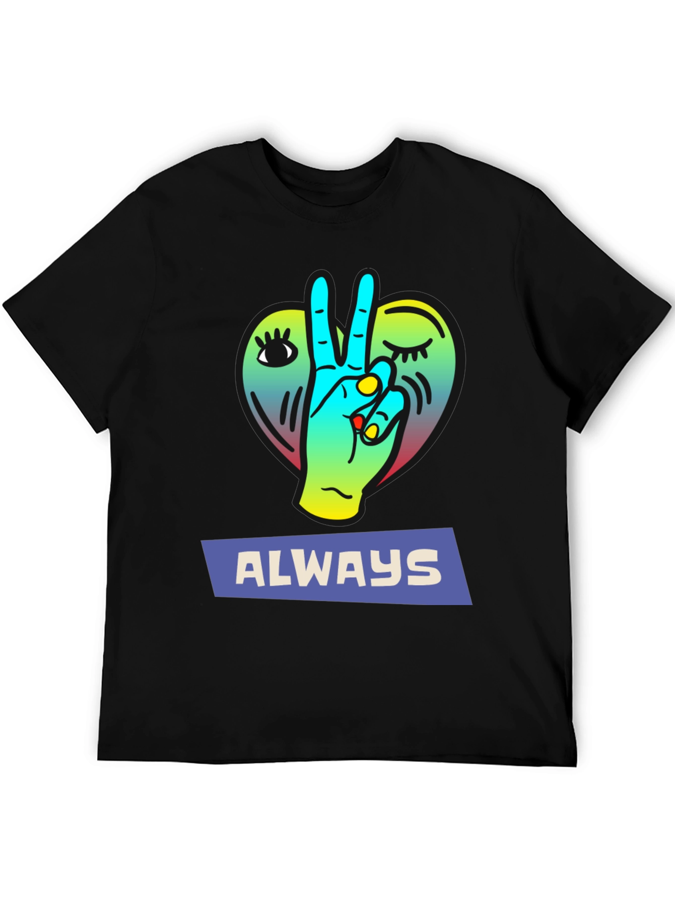 Always Peace Graphic Tee - Trendy Comfort