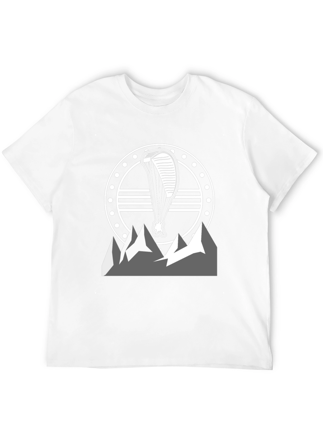 Paragliding Mountain Graphic T-Shirt