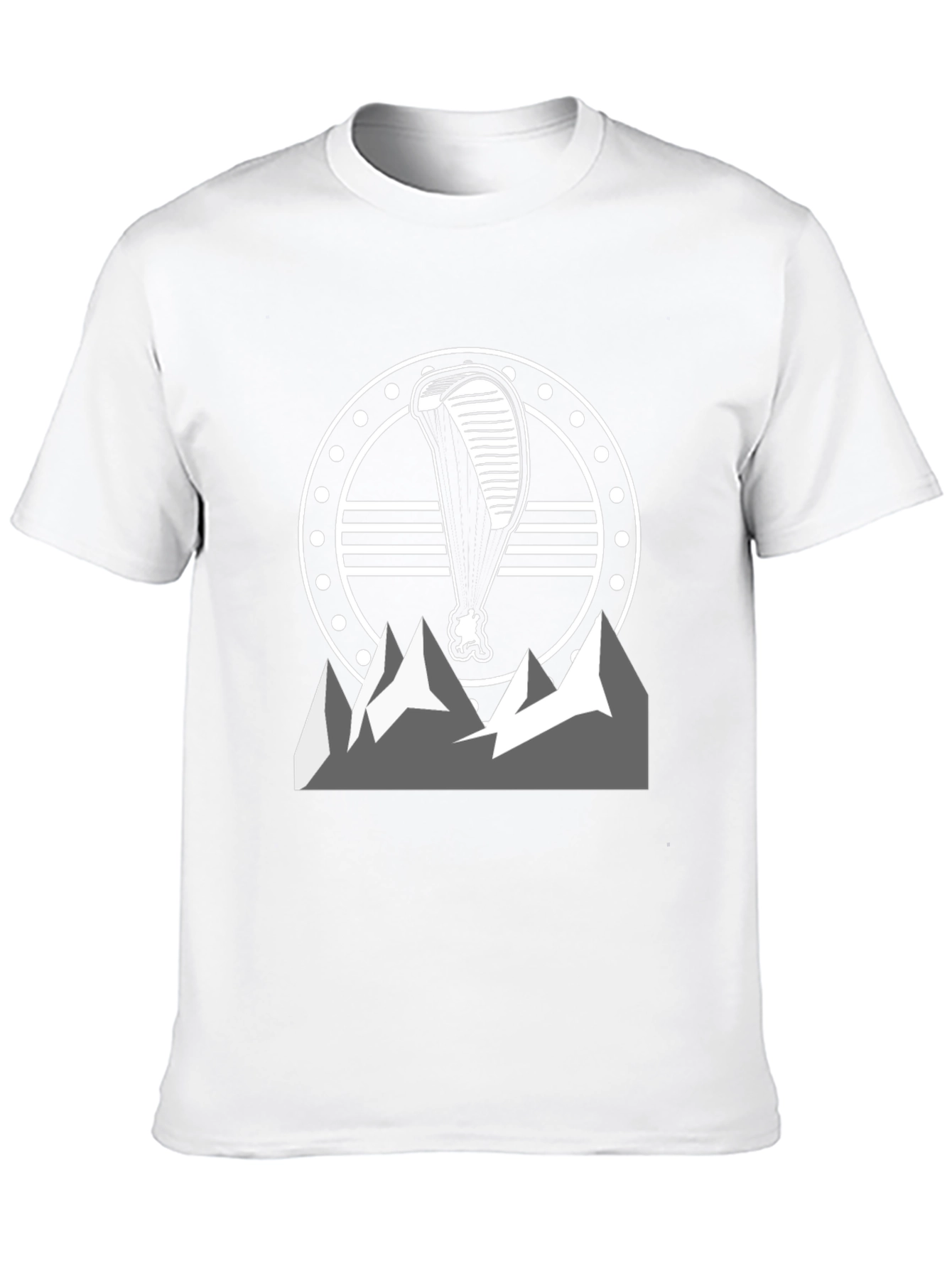 Paragliding Mountain Graphic T-Shirt
