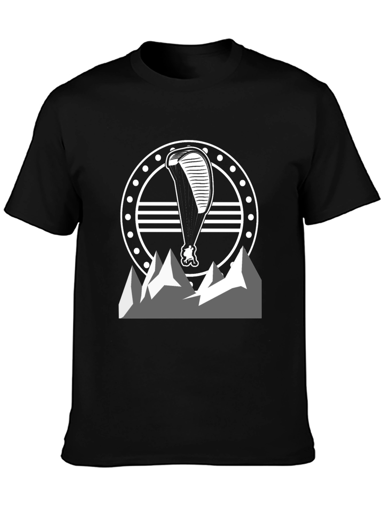 Paragliding Mountain Graphic T-Shirt