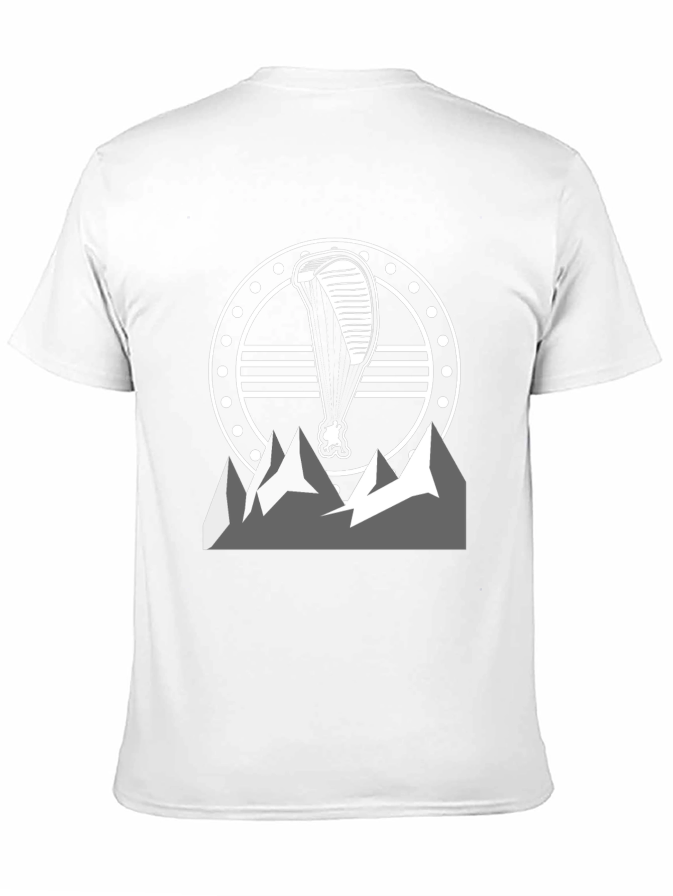 Paragliding Mountain Graphic T-Shirt