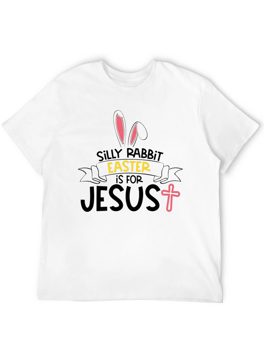 Silly Rabbit Easter is for Jesus Graphic Tee