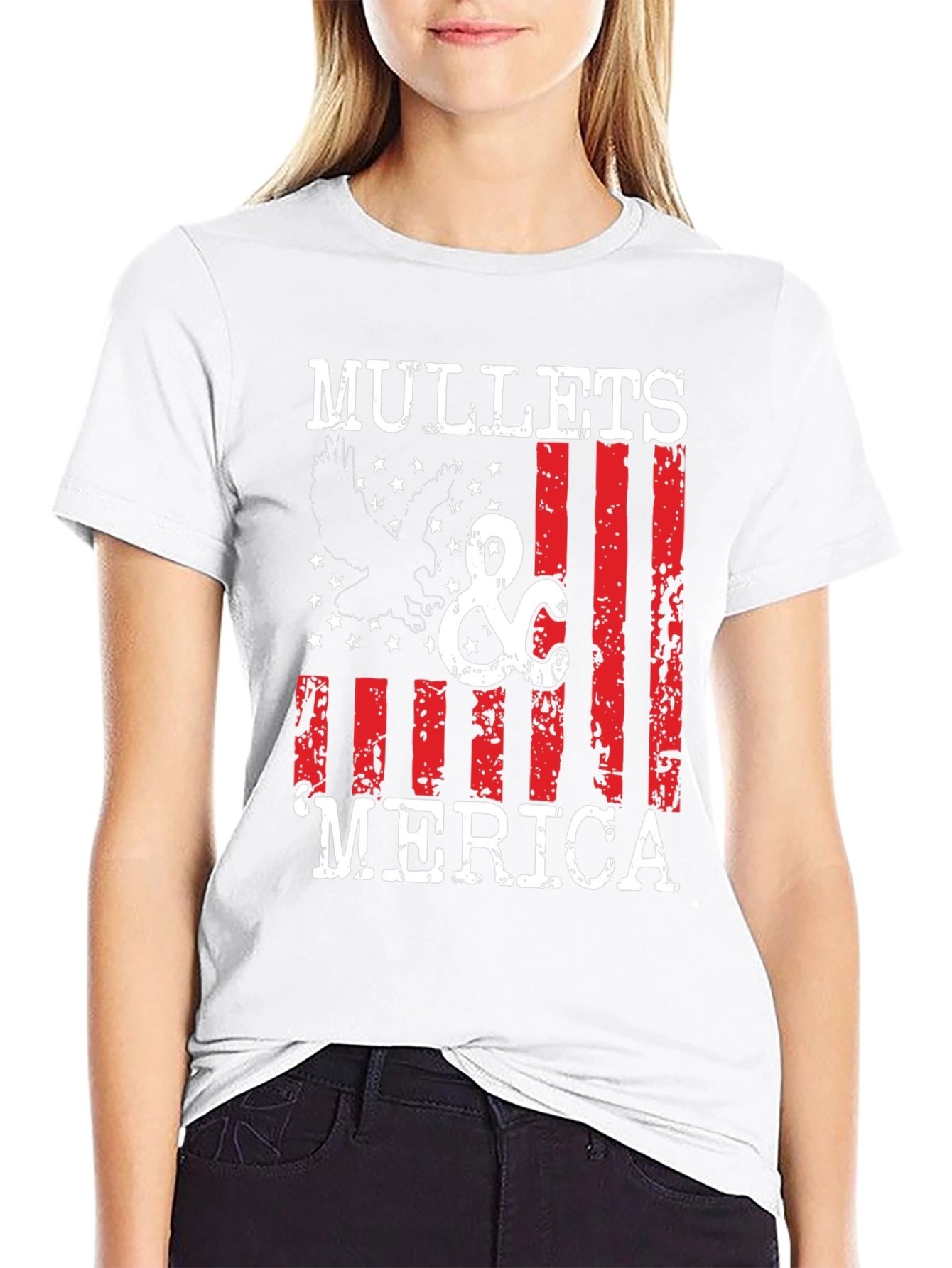 Mullets & Merica Graphic Tee