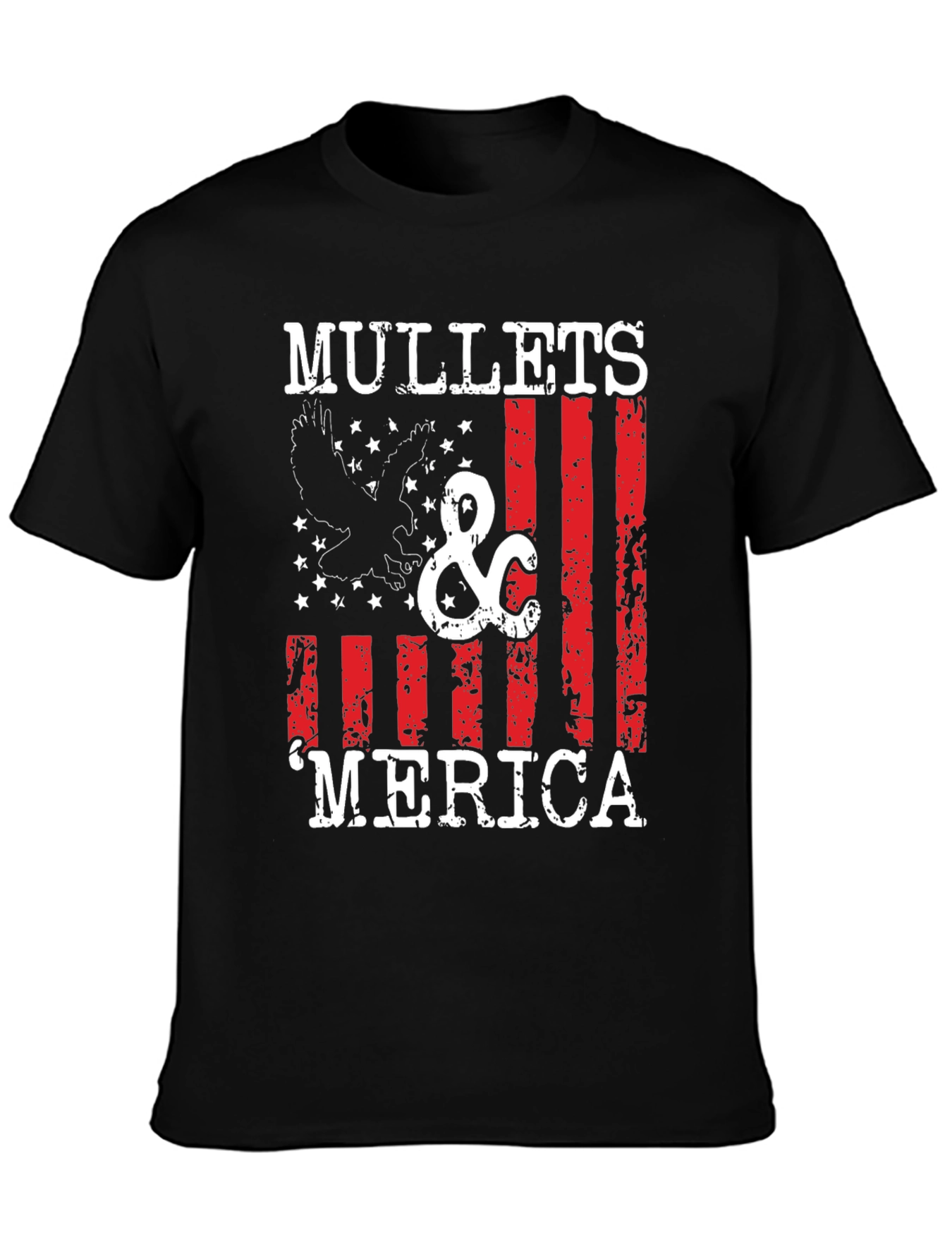 Mullets & Merica Graphic Tee