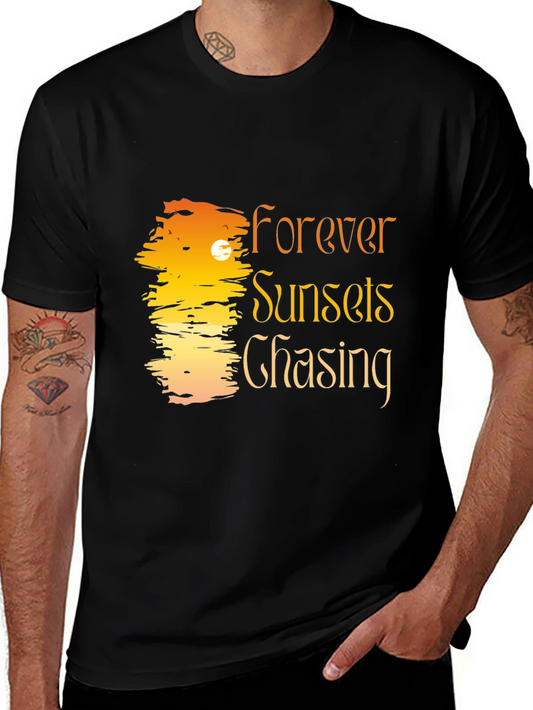 Forever Sunsets Chasing Graphic T-Shirt