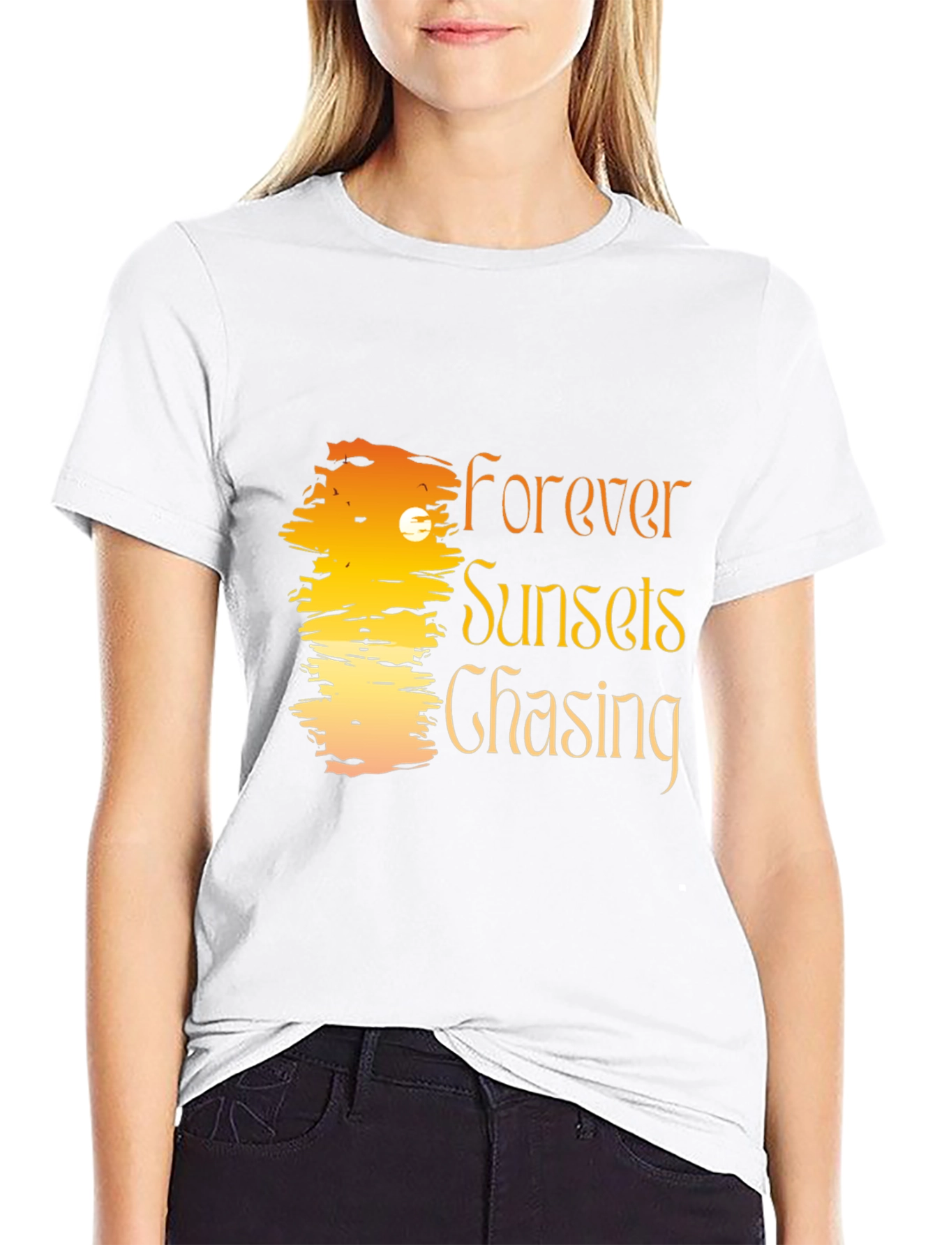 Forever Sunsets Chasing Graphic T-Shirt